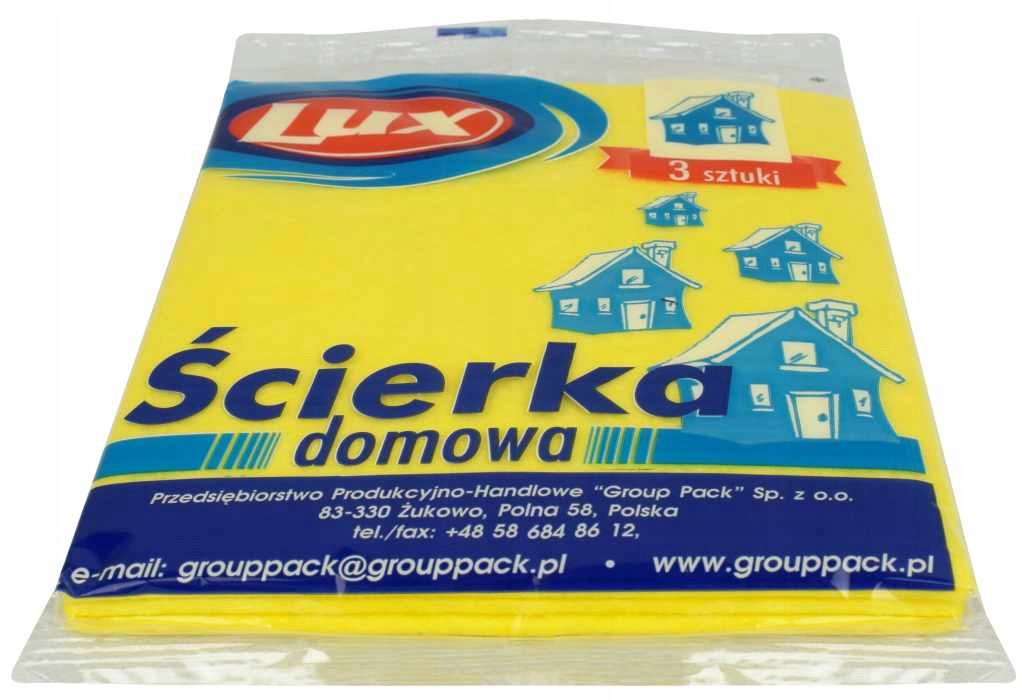 

Ścierka Domowa Lux 3szt Uniwersalna 32x38cm