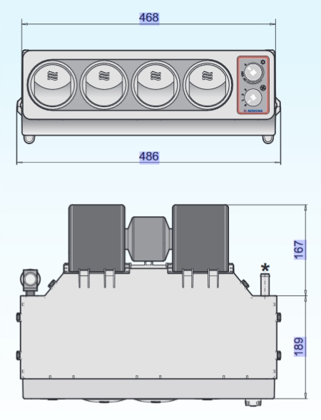 PAROWNIK NAGRZEWNICA 12V UNIWERSALNY BUS LEKI Machine brand Other