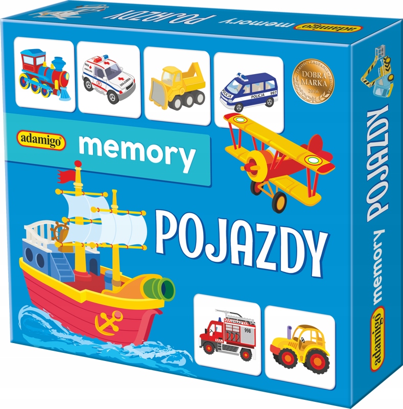 

Memory Pojazdy Adamigo Gra Pamięciowa Memo