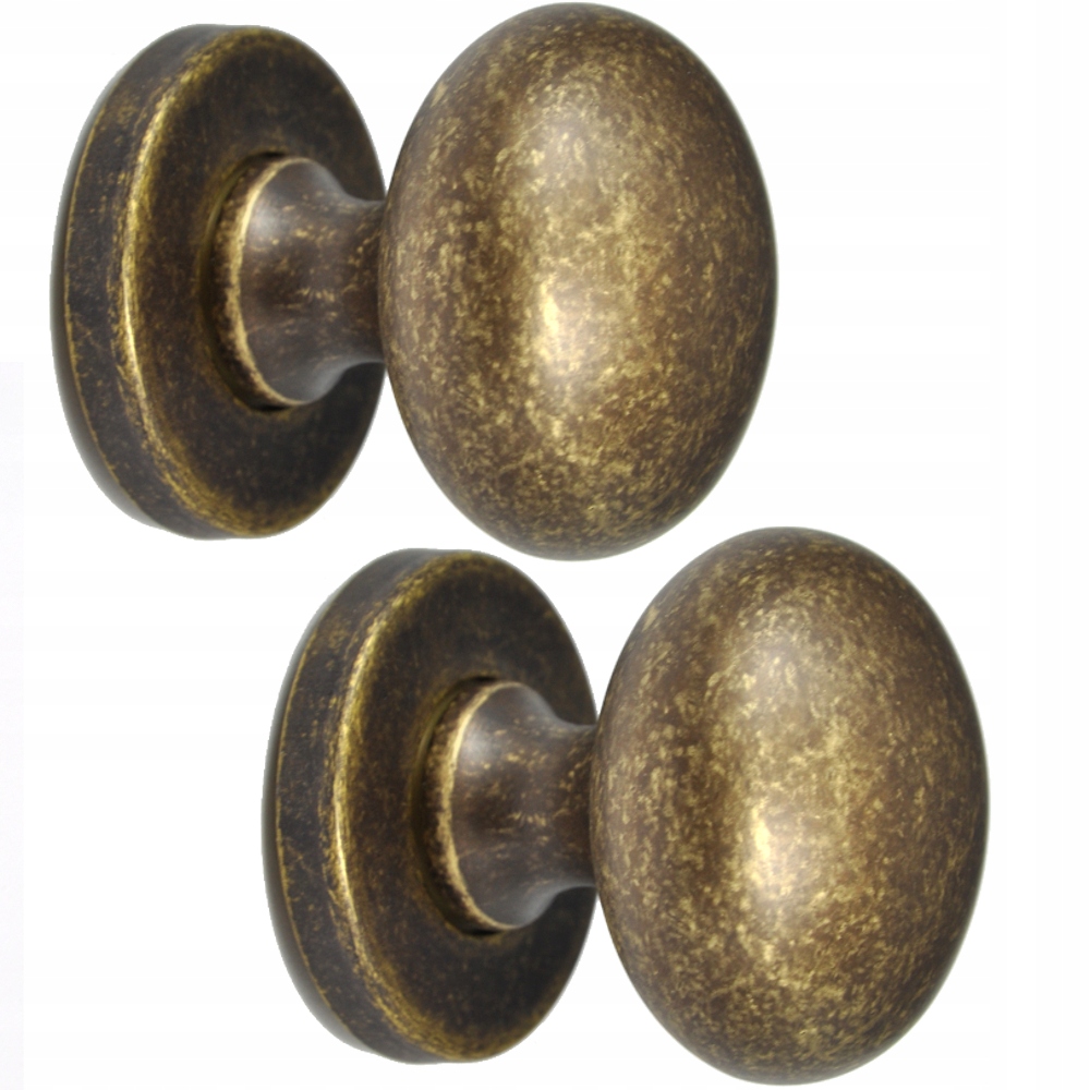 

Gałko-gałka Mosiężna Do Drzwi Brąz Antyk Gałki