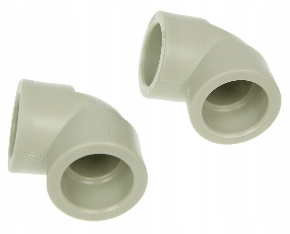 Kolano pp FI 32 polipropylen zgrzewane - 2 sztuki