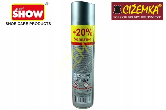 1X SHOW IMPREGNAT PROTEKTOR ZAMSZU SKÓR NUBUKU 300 Płeć uniseks