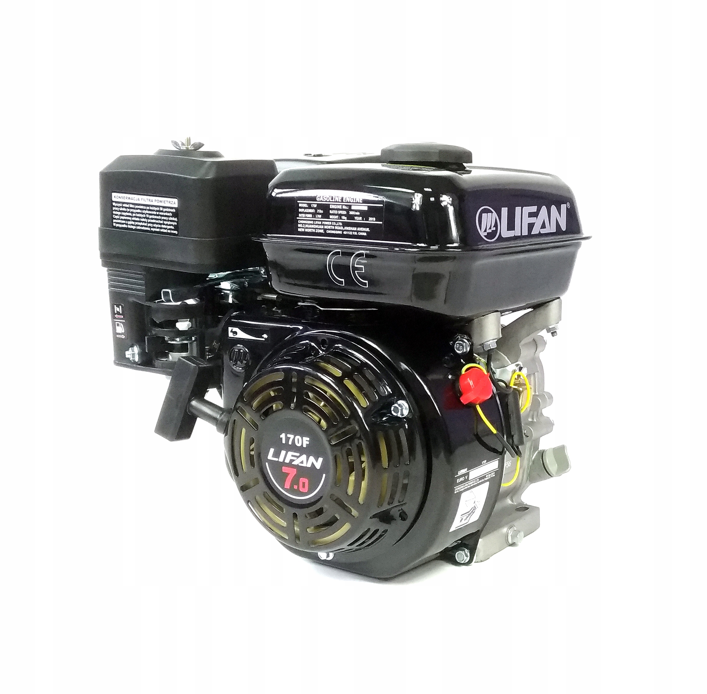 

silnik spalinowy Lifan 7KM GX212 ubijak gokart