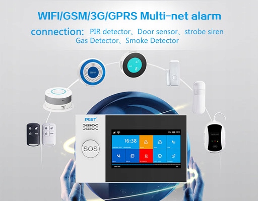 Bezdrátový WiFi gsm alarm PG105 R5 bezpr.