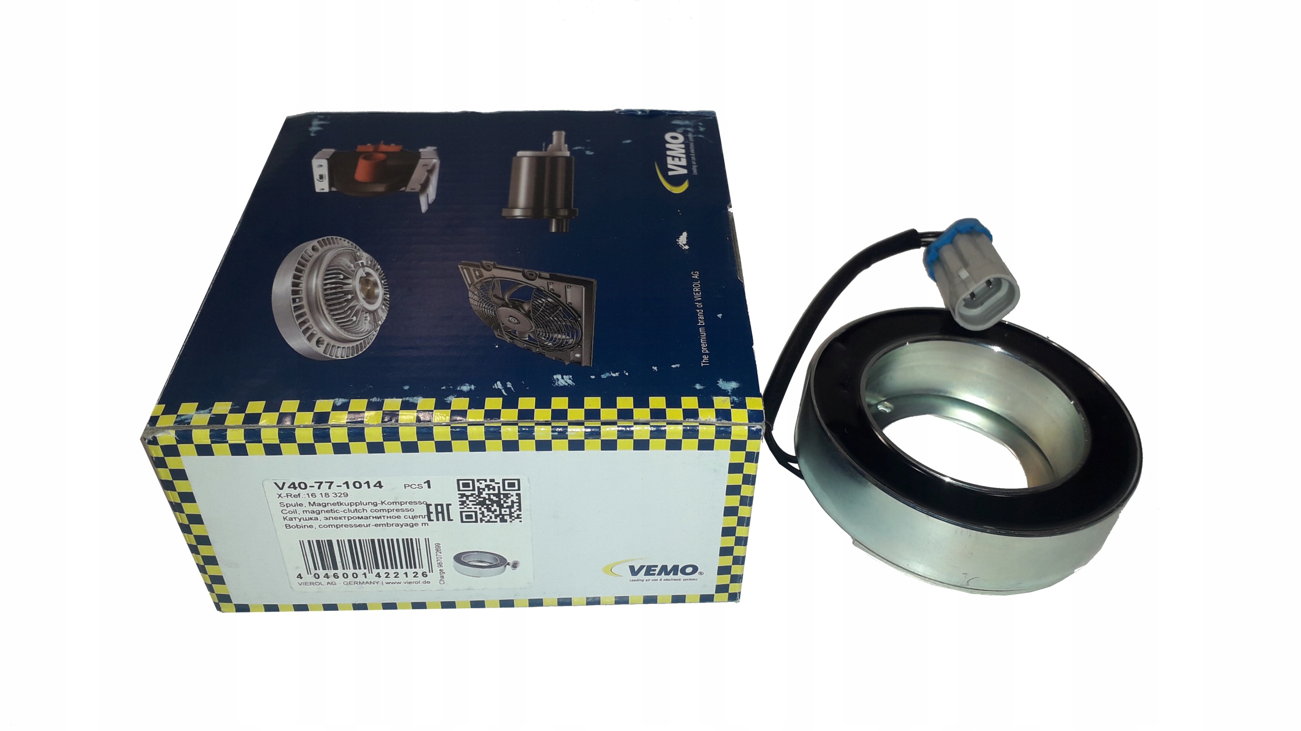 V40-77-1014 - VEMO КАТУШКА КОМПРЕССОРА КОНДИЦИОНЕРА OPEL ASTRA G H