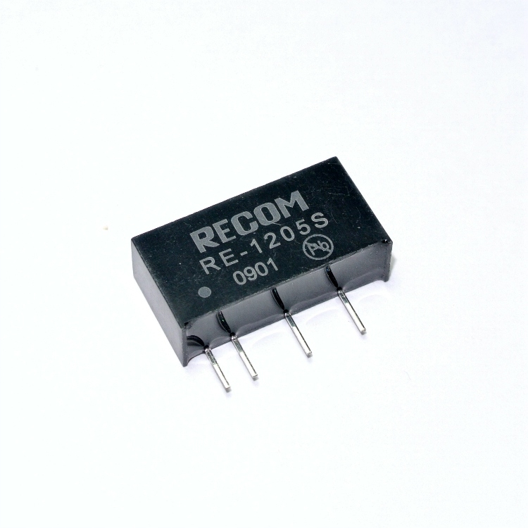 

RE-1205S Przetwornik DC/DC Recom 1W 1kV 200mA