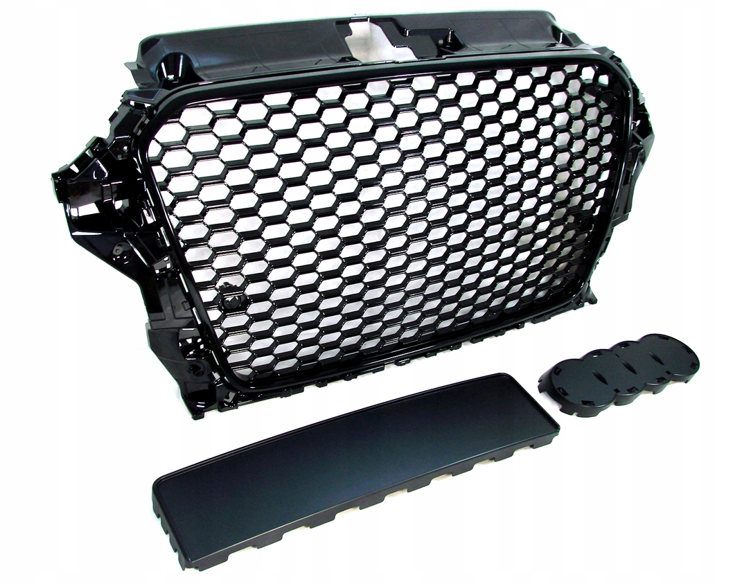 Grill Atrapa Audi A3 8V 12 RS3 look black polysk