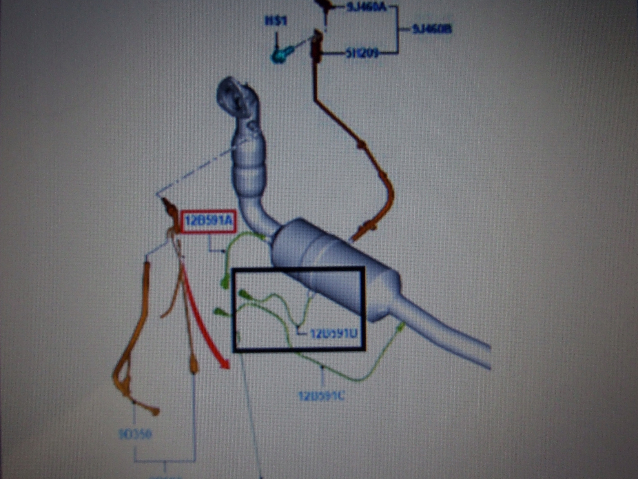 Czujnik SONDA SPALIN DPF FORD TRANSIT 2.2 ORYGINAŁ Producent części Ford OE