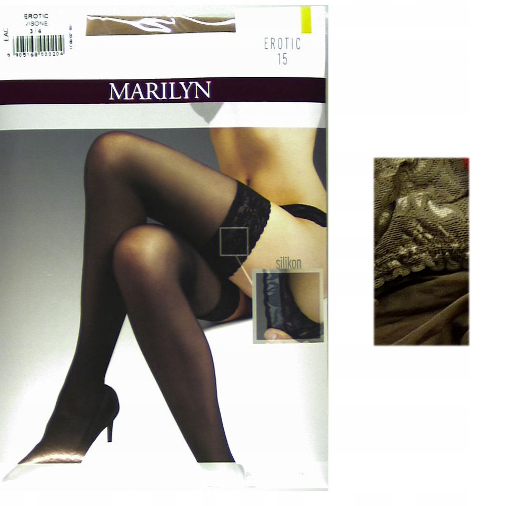

Marilyn erotic 15 R3/4 glace pończochy samonośne