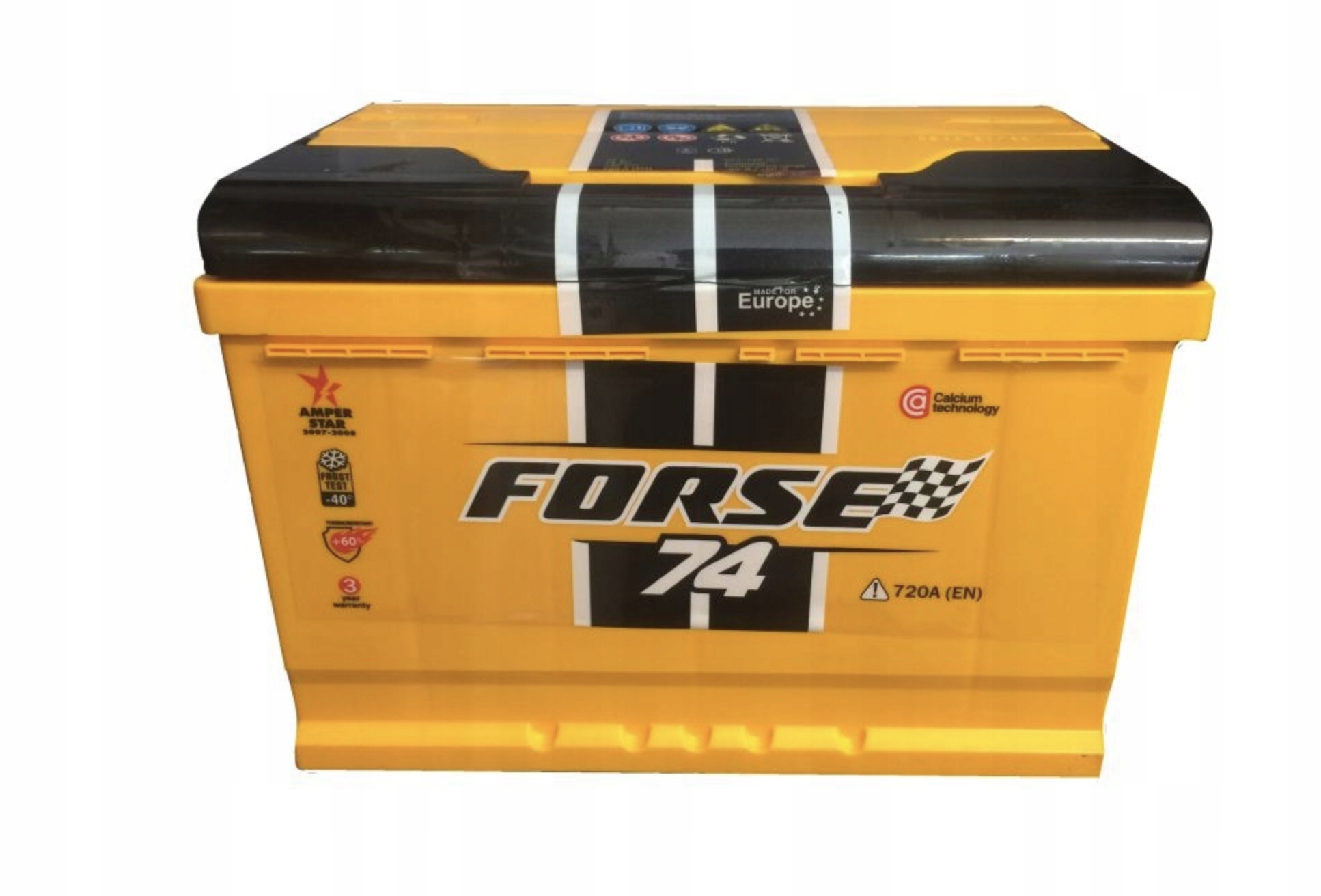 AKUMULATOR FORSE 12V 74 AH 720 A P+