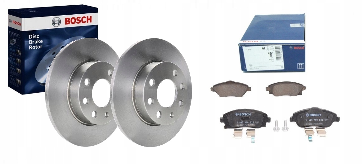 BOSCH ДИСКИ + КОЛОДКИ СПЕРЕДИ ДЛЯ OPEL CORSA C ПОЛНЫЙ
