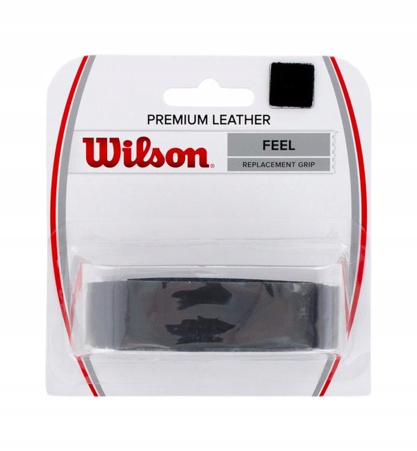Owijka bazowa do tenisa Wilson Premium Leather Grip Czarna 1 szt