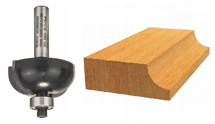 Bosch Frez Do Drewna Do Żłobień Z Łożyskiem R12