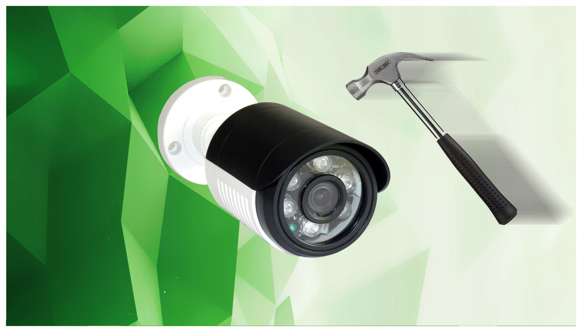 KAMERA na PODCZERWIEN zewnetrzna 5 MPX IP 66 Typ kamery kolorowa na podczerwień