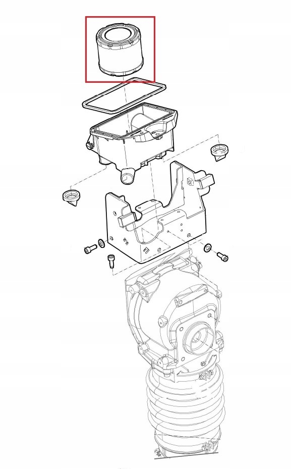 DYNAPAC Filtr powietrza ubijak LT 3382011502 Kod producenta 3382011502
