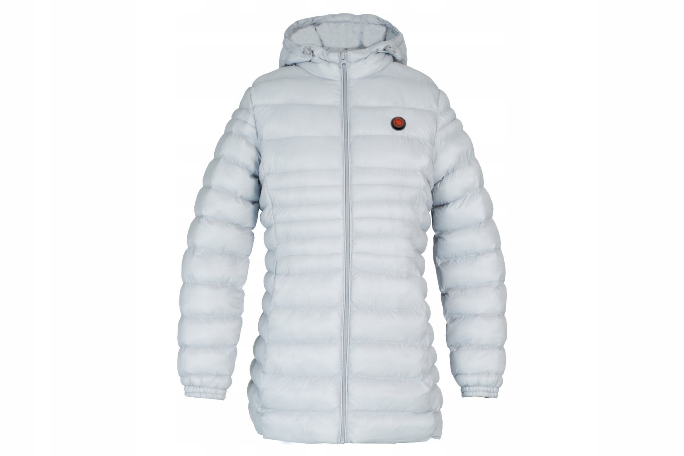 

Ogrzewana kurtka damska jasnoszara Glovii L