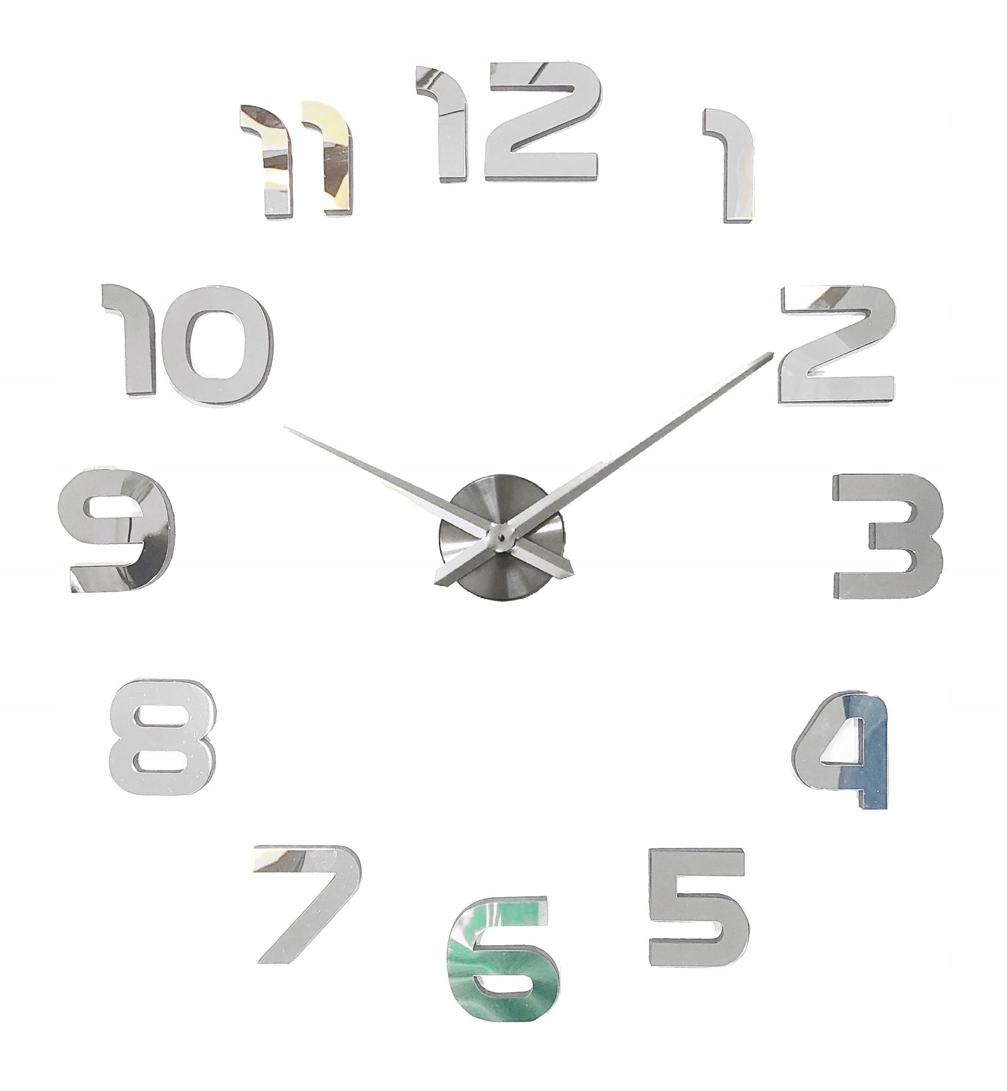 

Nowoczesny Zegar Ścienny 3D Naklejany Diy 70-130CM