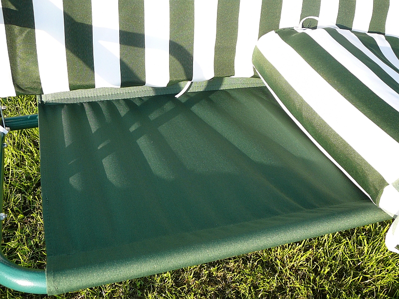 HUŚTAWKA OGRODOWA 3-OSOBOWA na TARAS BALKON PATIO Materiał wykonania metal tkanina