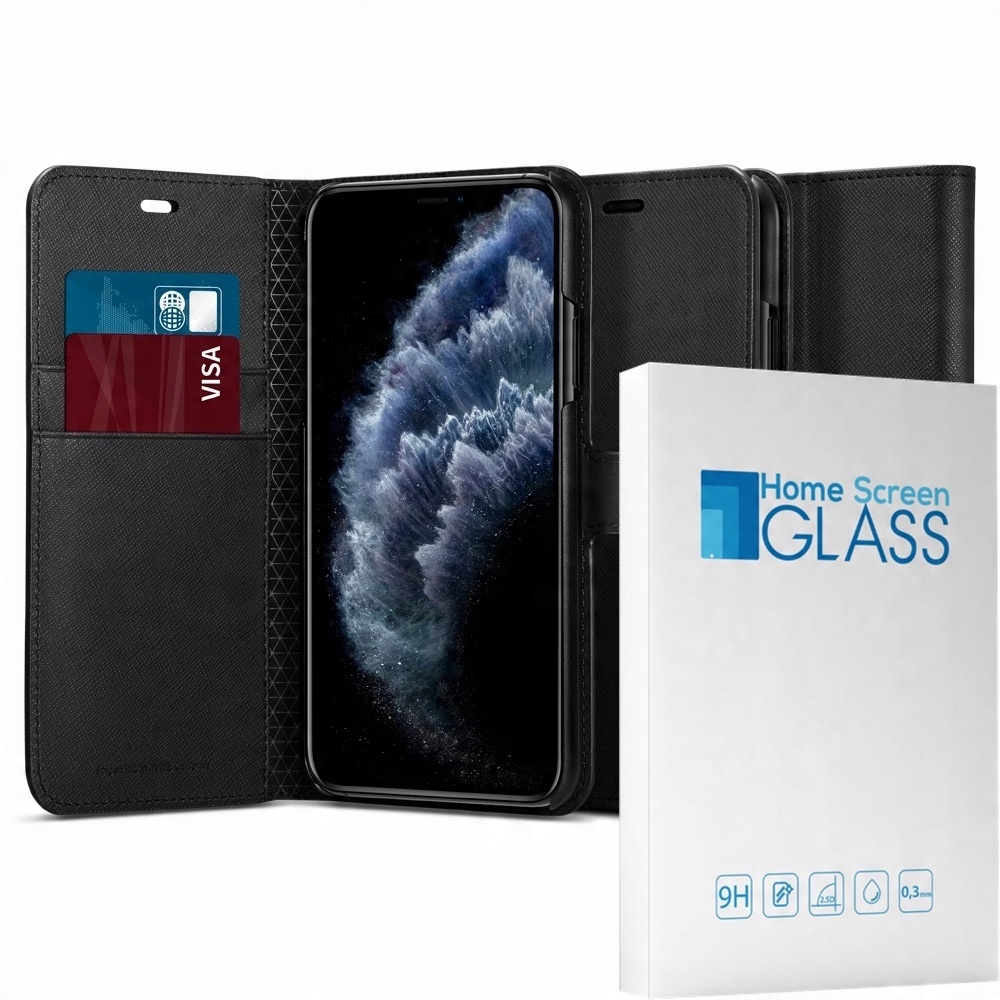 

Etui Do Iphone 11 Pro 5,8 Spigen Wallet S+szkło Hs