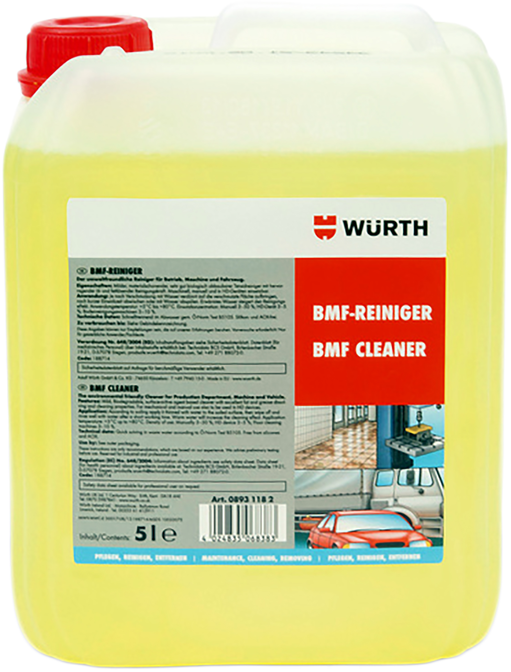 Wurth koncentrat czyszczący Bmf 5 L