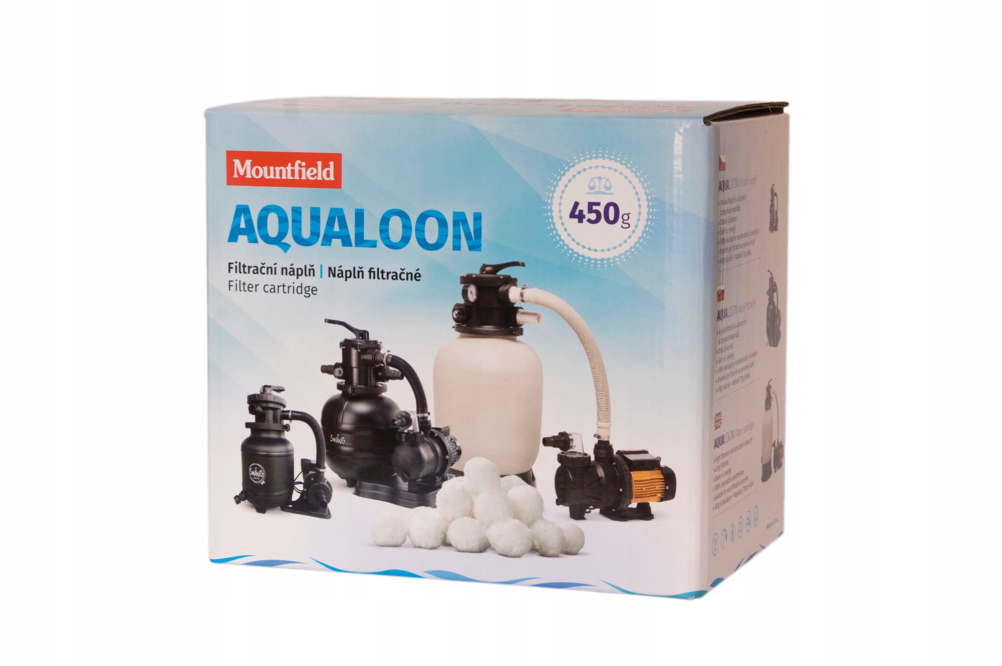 

Aqualoon, kulki do filtra 450g=17kg piasku, piasek