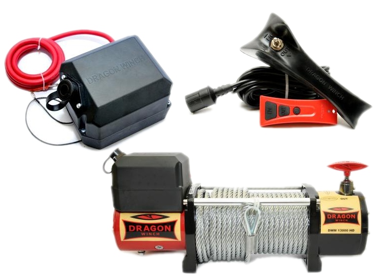 ЛЕБЕДКА DWM13000HD DRAGON WINCH 6T ЛЕБЕДКА 24V