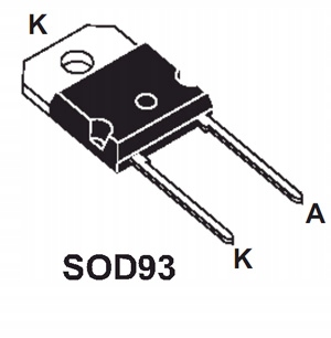 [STcs] STTA2512P Dioda Ultra-fast 1200V 25A 60ns