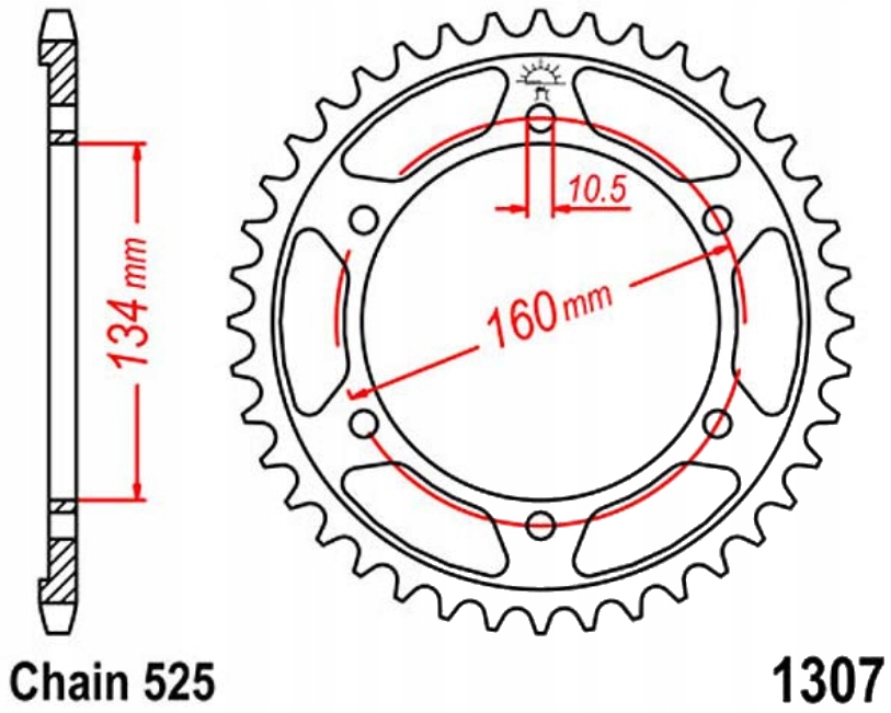 Zadní ozubení Jtr 41-46 zubů Honda Cbr 600 F 01-07 Nové