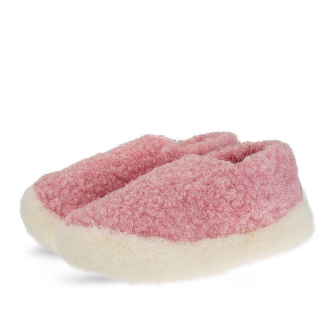 

Pantofle 100% Wełniane Niskie Z Piętą, Merynos, 40