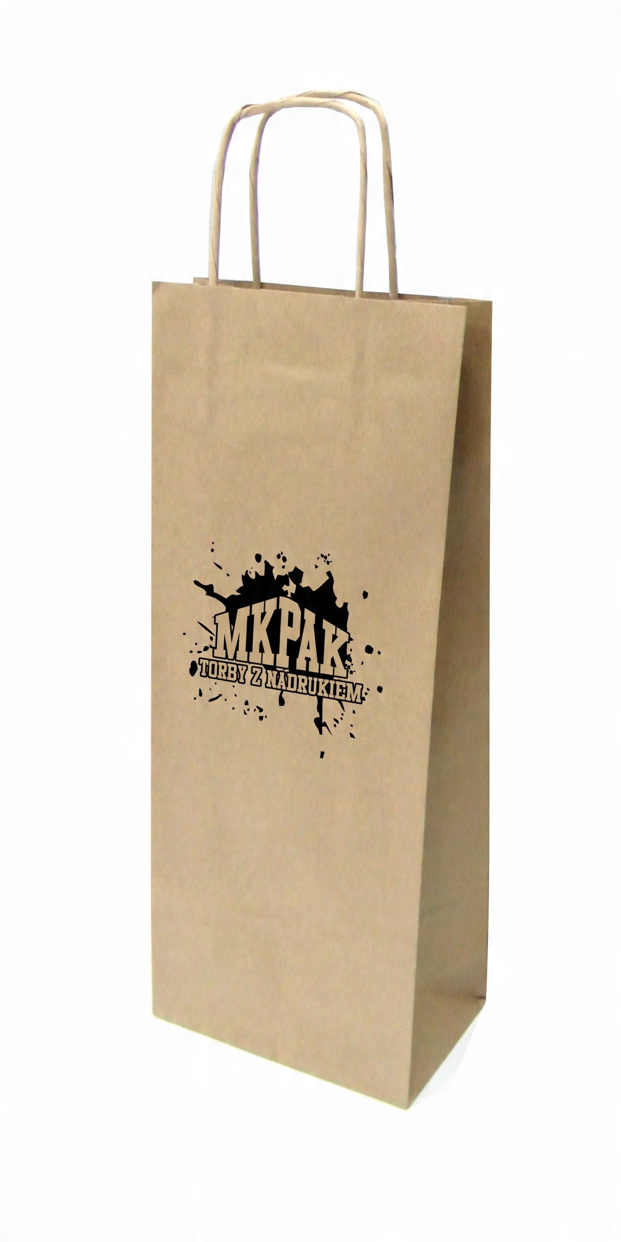 

Torba papierowa Eko Wino Alkohol Z Logo 100 Szt