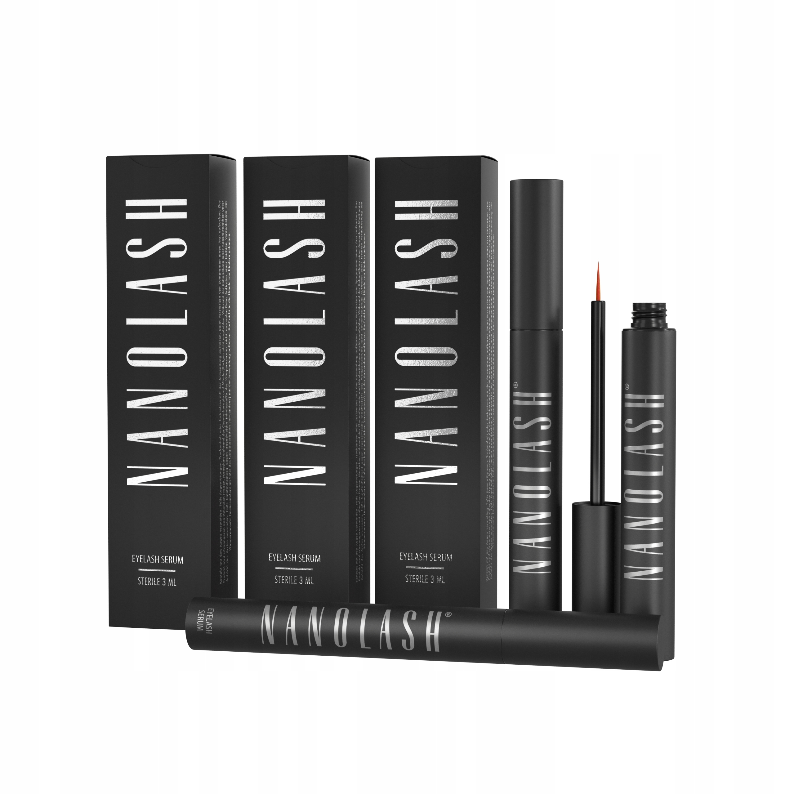 3 X Odżywka do rzęs Nanolash, Serum do rzęs