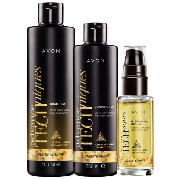 

*avon* Zestaw Do Włosów Ultimate Shine 3 Sztuki
