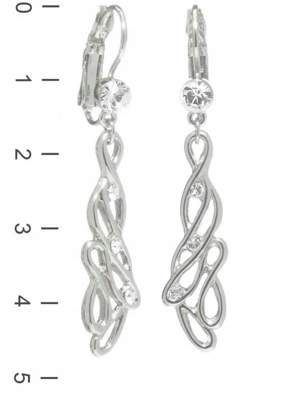 

Kolczyki Swarovski Złote Srebrne Długie Colibra