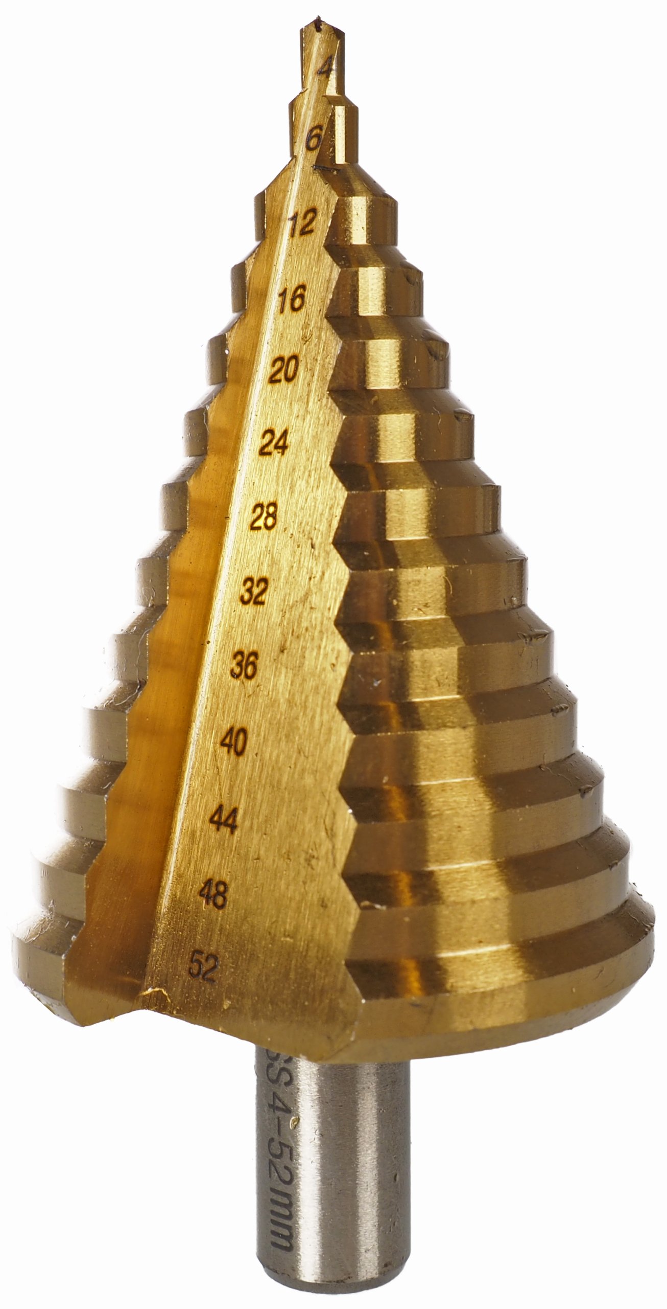 

Wiertło 4-52mm Stożkowe Stopniowe Tytan Hss