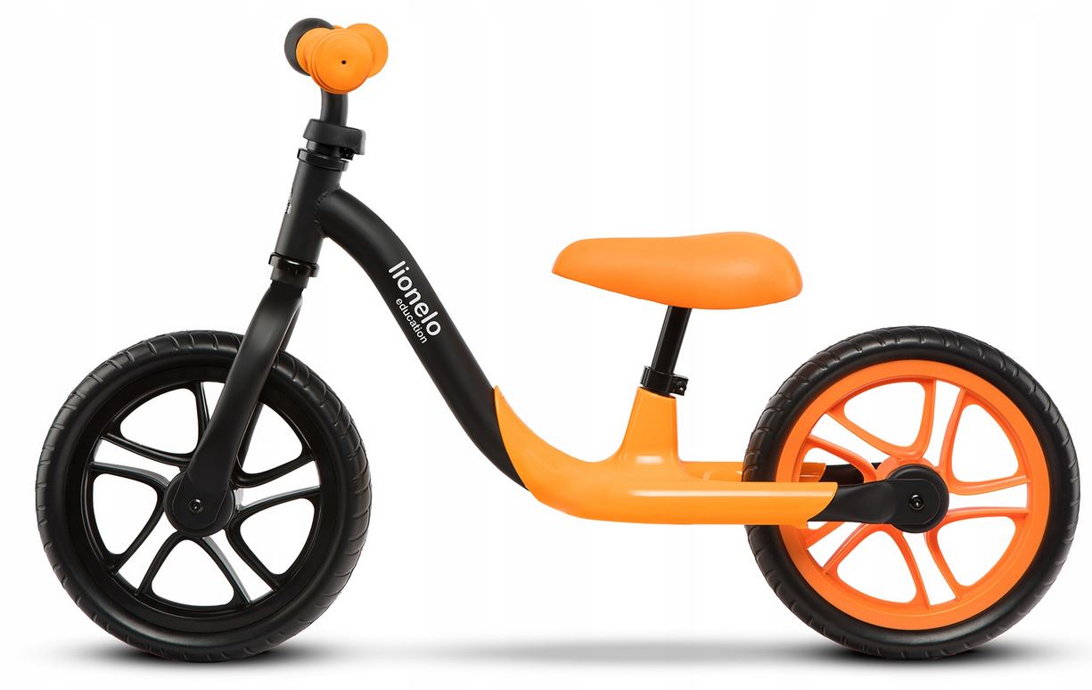 ROWEREK BIEGOWY ALEX LIONELO KOŁA EVA RAMA 12'' Kolor Czarny Pomarańczowy