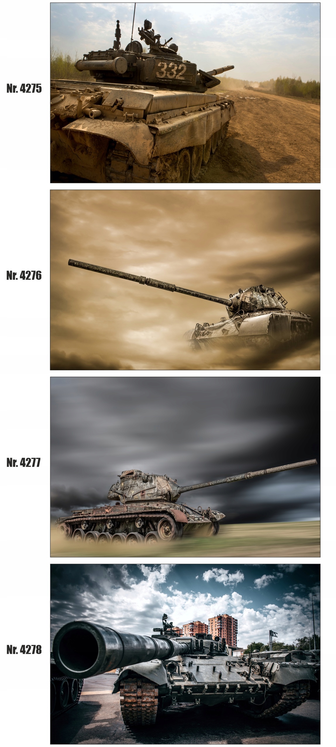 plakat czołg, czołgi, tank, tanks, 91x61 cm Marka Deco-Wall