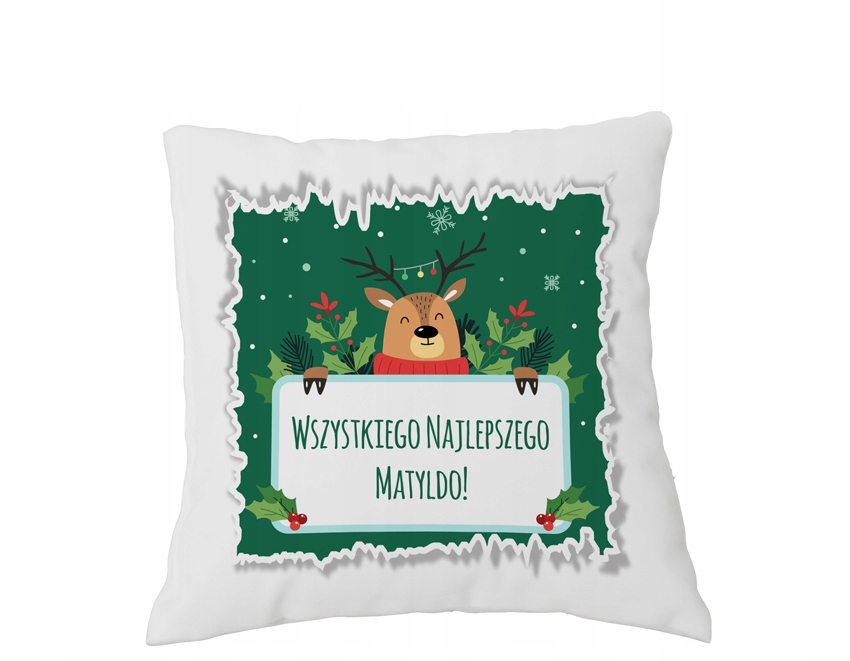 PODUSZKA PREZENT ŚWIĘTA MIKOŁAJKI Z IMIENIEM