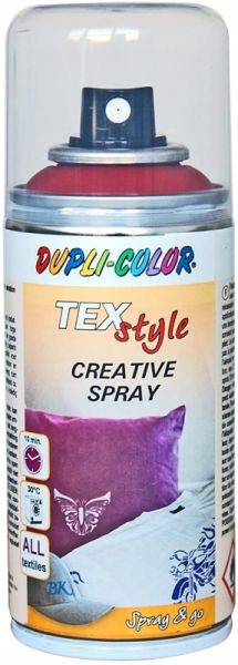 СПРЕЙ ДЛЯ ТКАНЕЙ, ОДЕЖДЫ, КРАСКА 150 МЛ DUPLI КРАСНЫЙ
