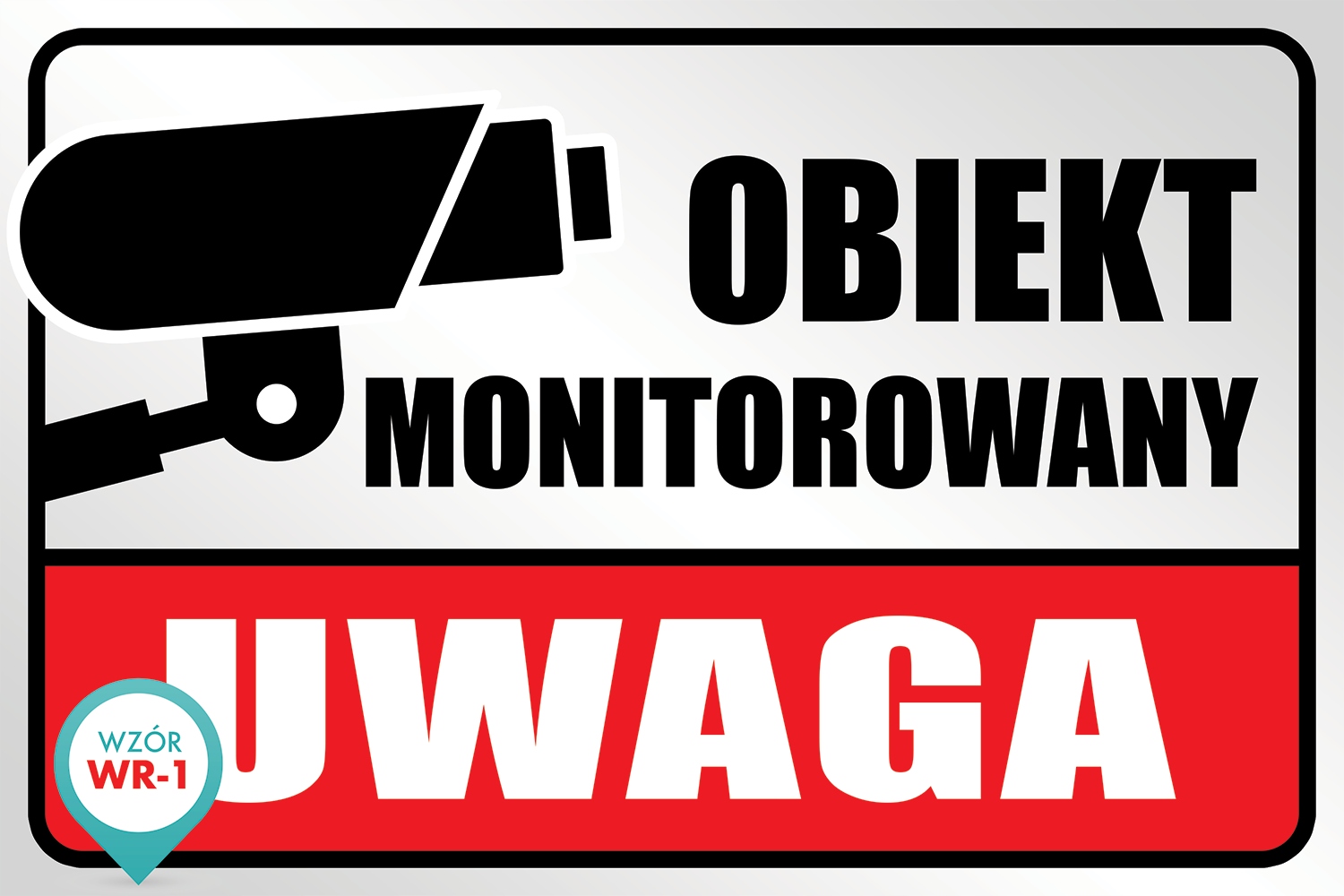 Teren MONITOROWANY TABLICZKA 20x30 PCV 5mm Kod producenta 600555ds