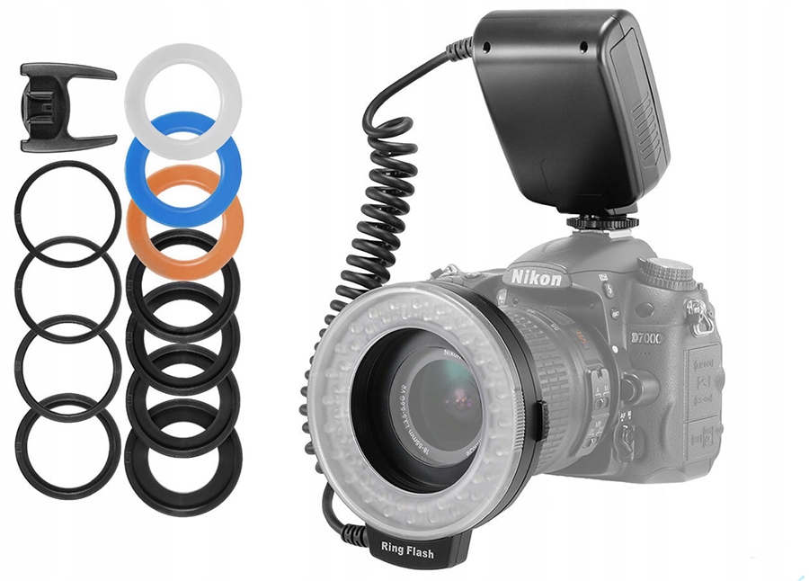 

Lampa Błyskowa Makro Ring Nikon Canon Cm-rfd