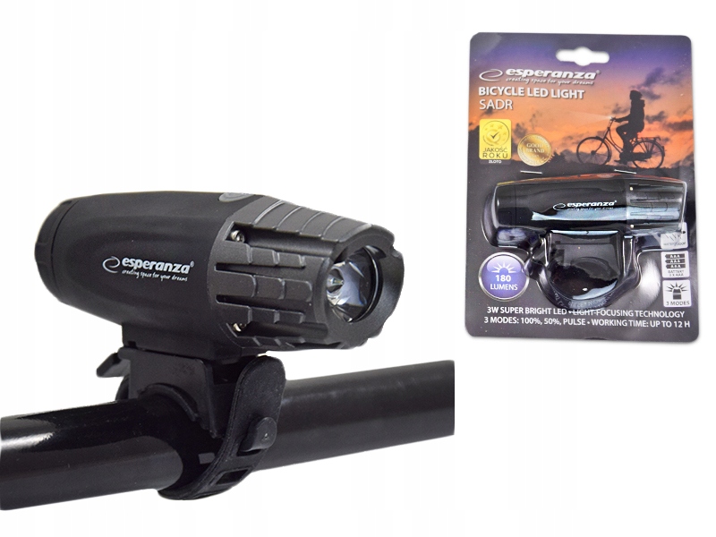

Lampka Rowerowa Przednia Lampa Na Rower Przód Led