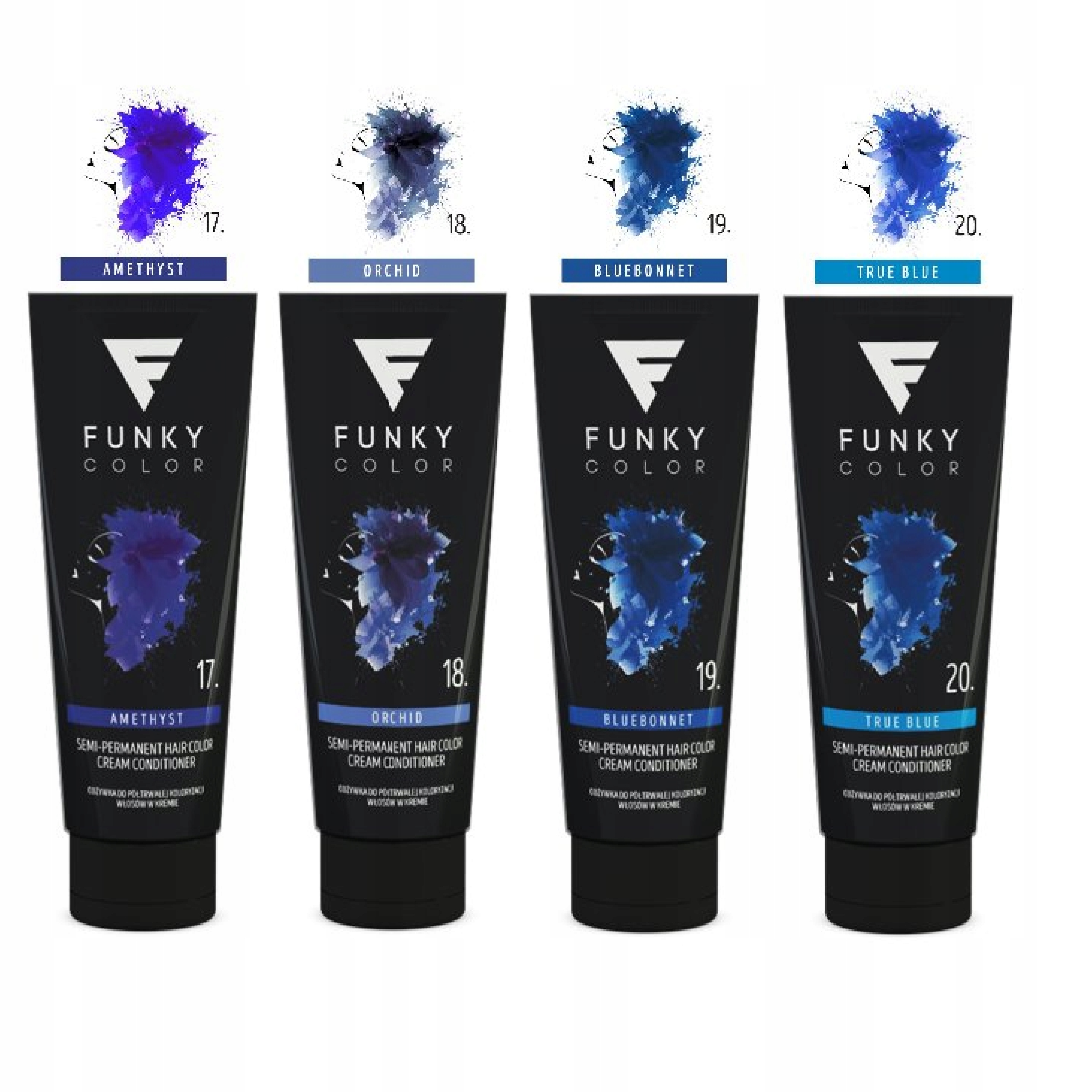 FUNKY COLOR odżywka koloryzująca TONER 100 ml Typ włosów do każdego typu włosów