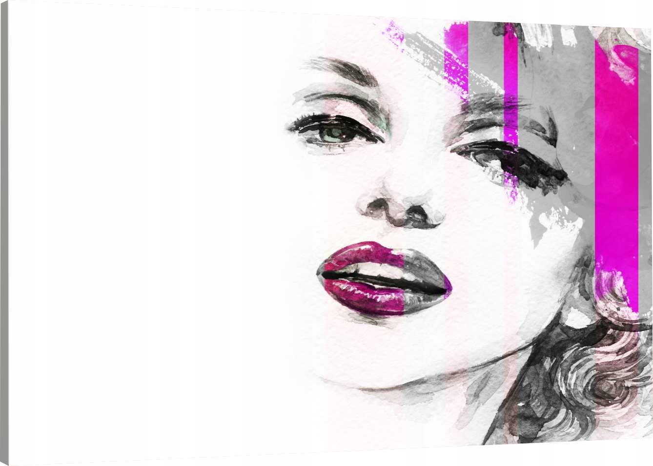 

Obraz Na Płótnie Kobieta Abstrakcja 90x60 800 Wz