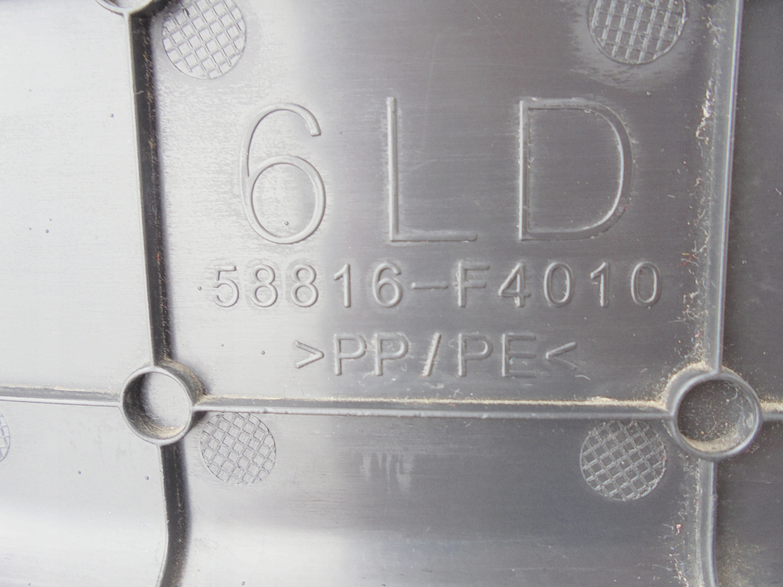 TOYOTA C-HR OSŁONA ZAŚLEPKA TUNELU LEWA 58816F4010 EAN (GTIN) 5905232135313