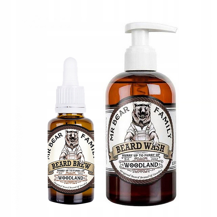 Mr Bear Family Woodland Sada péče o vousy