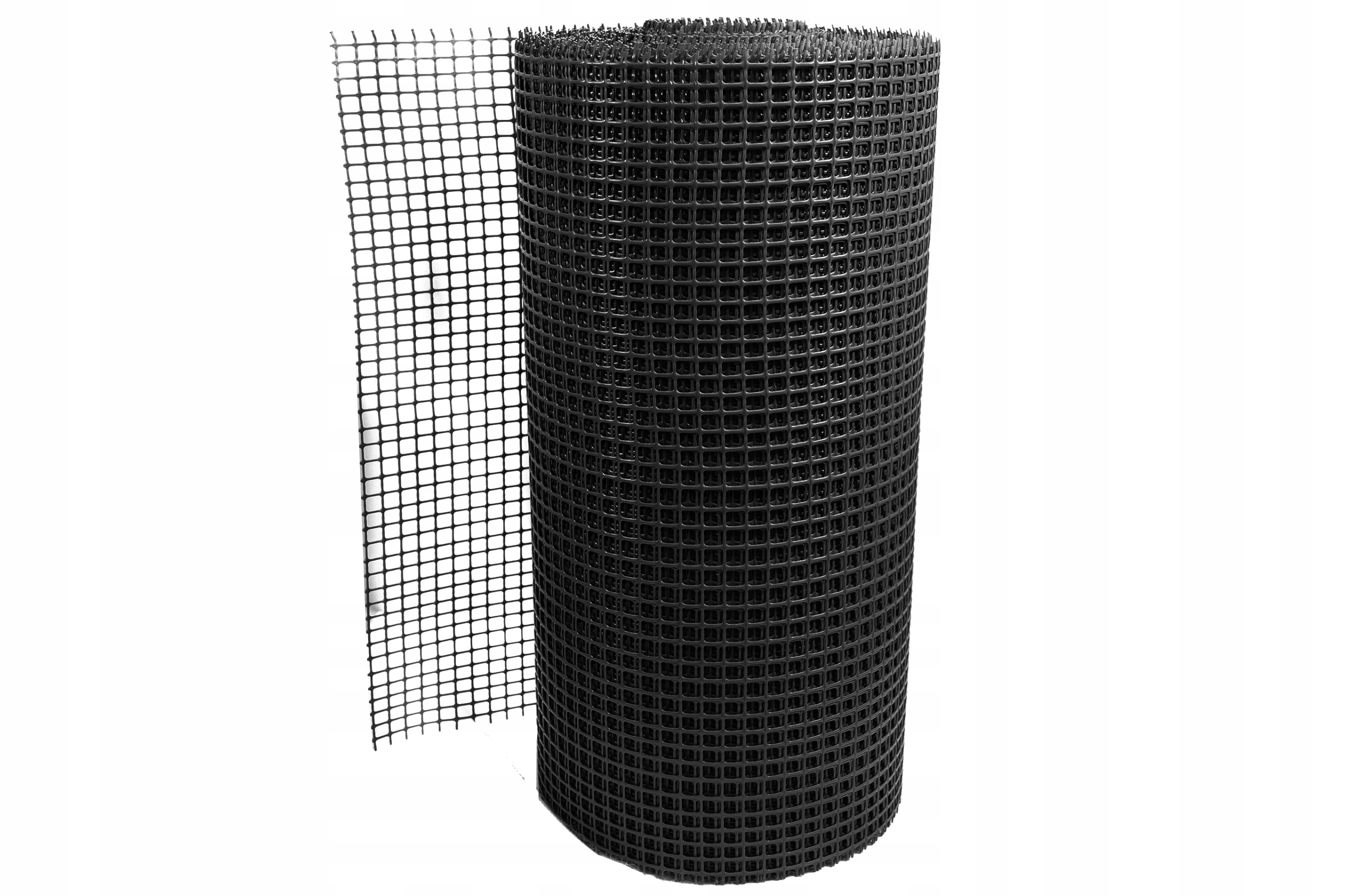 SIATKA OGRODZENIOWA PLASTIKOWA czarna 1,0x50m PCV Producent inna