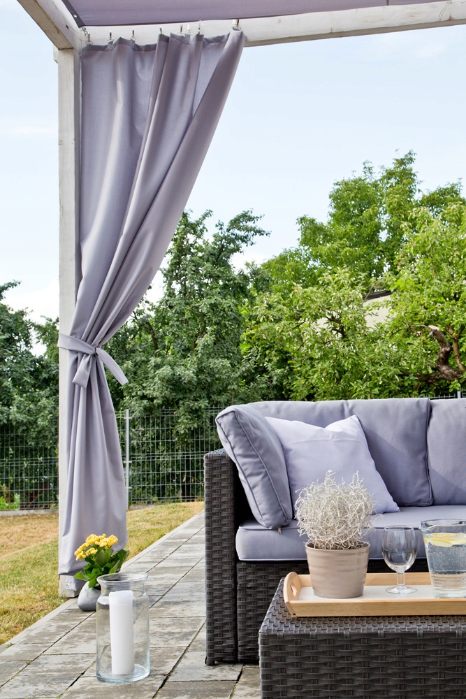 Zahradní Závěs Ecru 3 x 2,5