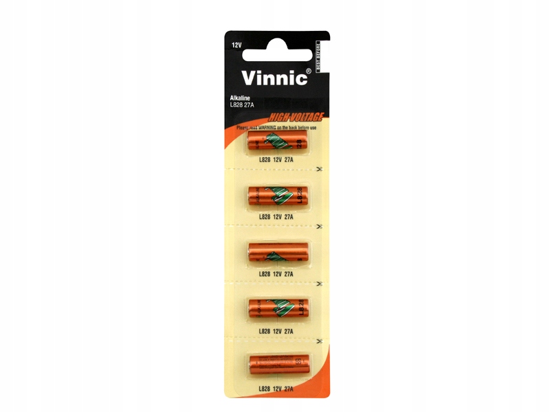 

Bateria Alkaiczna Zasilanie L828BL 27A Vinnic 12V