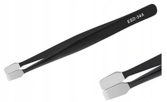 

Pinceta Penseta Pęseta Metalowa ESD-34 ESD-34A Smd