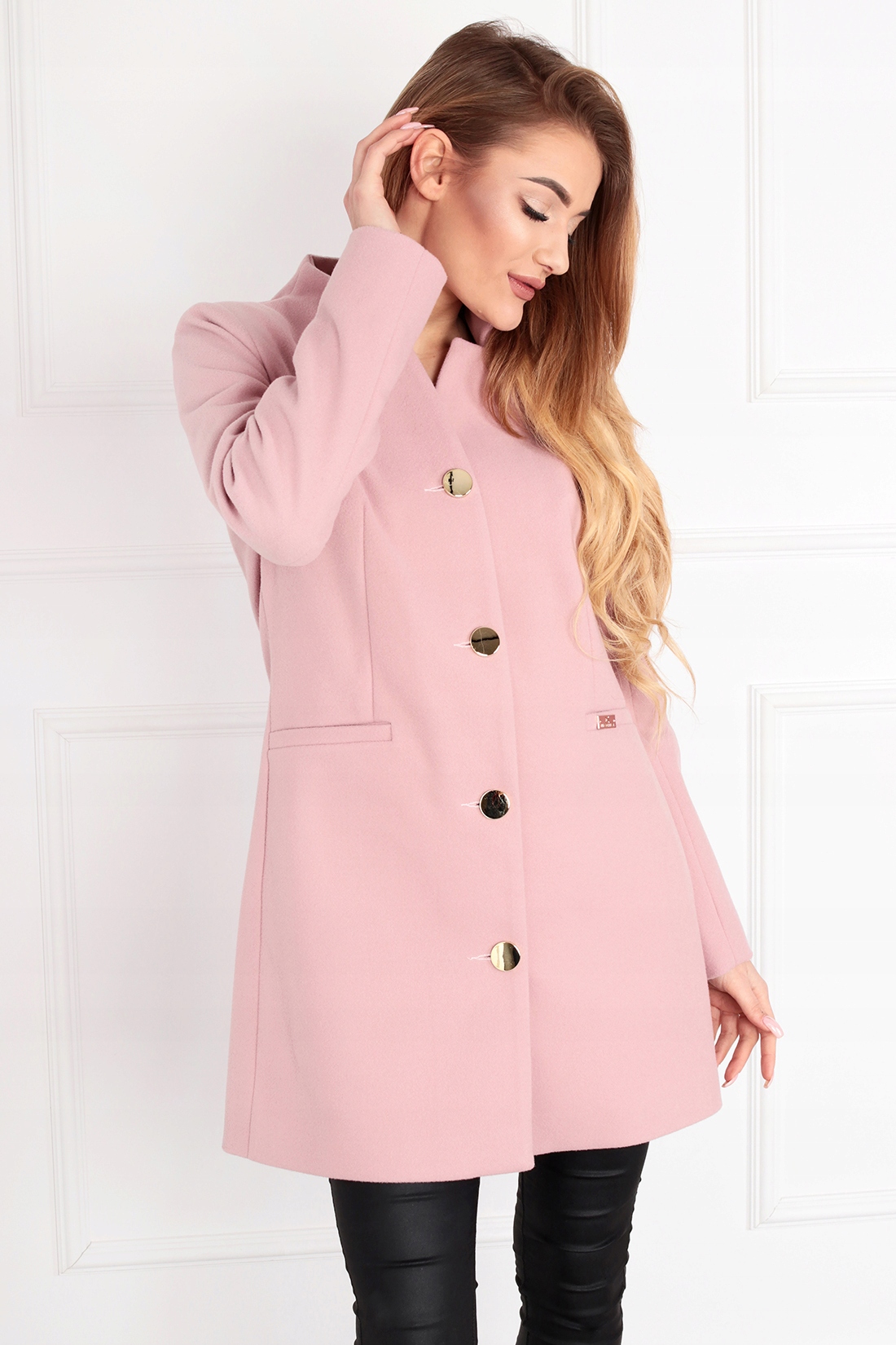 PŁASZCZ DAMSKI KURTKA KLASYCZNY WYGODNY KOBIECY WIOSENNY KOLORY 42 XL 1921 Kolor szary